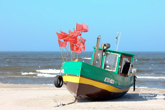 Wiosna na plaży w Niechorzu